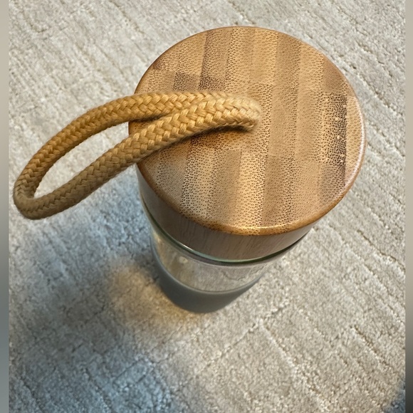 NWT Anthropologie glass bottle. Gray. - Picture 2 of 6